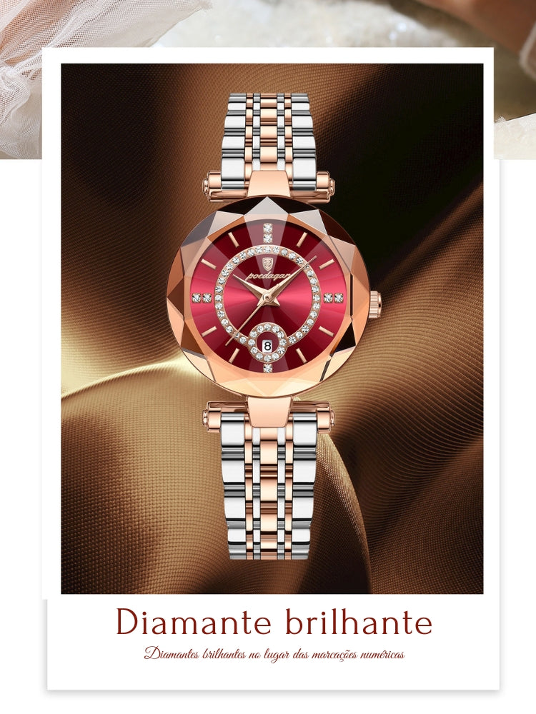 Relógio feminino de luxo Malybella