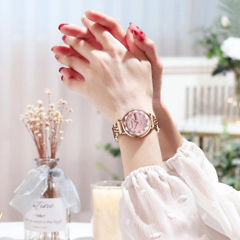 Relógio feminino de luxo Oásis